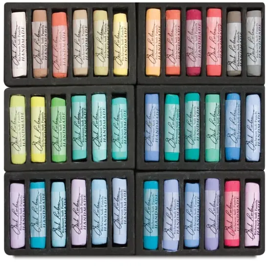Richeson Handmade Soft Pastels - Landscape Colors, Set of 36, Full Stick {2}