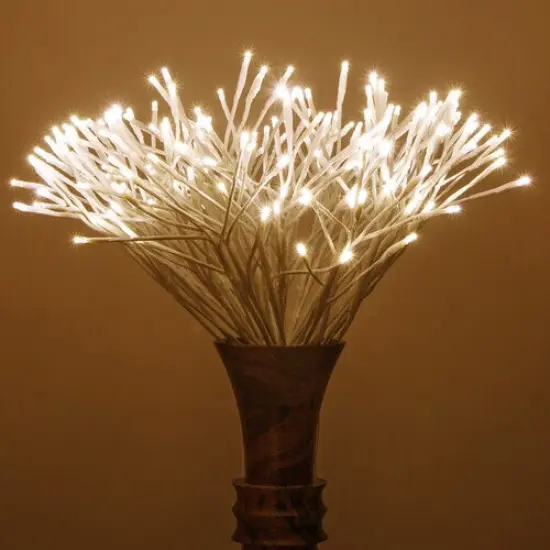 24" White Starburst Lighted Branches, Warm White LED, Twinkle Lights: Illuminate Your Space with LED Starburst Branch Lights {3}