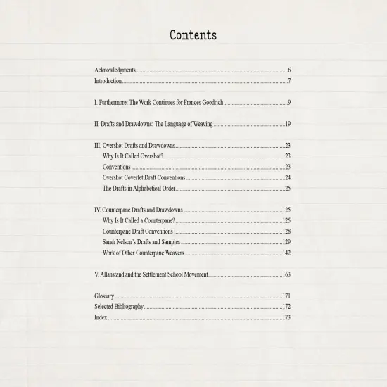 Frances L. Goodrich&rsquo;s Coverlet and Counterpane Drafts {2}