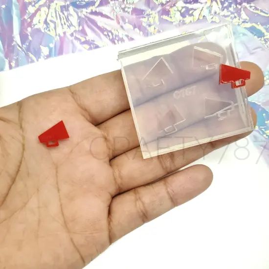 Cheer Megaphone Stud Earrings Mold(A7) {1}