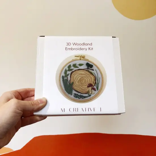 MCreativeJ 3D Woodland - Advanced Hand Embroidery DIY Craft Kit {2}