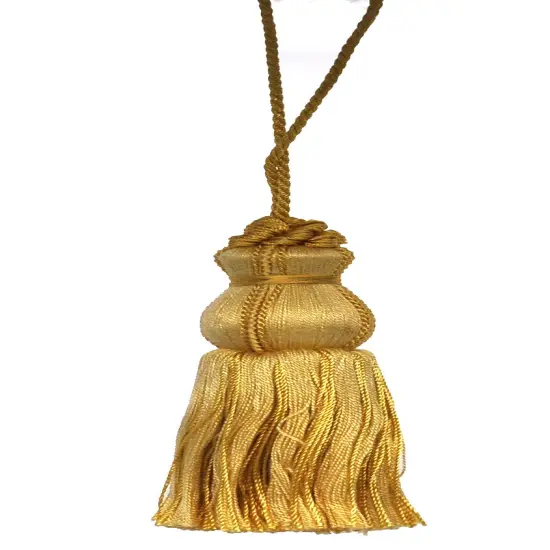 Belagio Key Tassel, 5" Long, 1 Piece, Light Yellow {1}