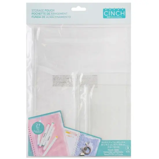 We R Memory Keepers Cinch Storage Pouch 3/Pkg 60000606 by American Crafts {3}