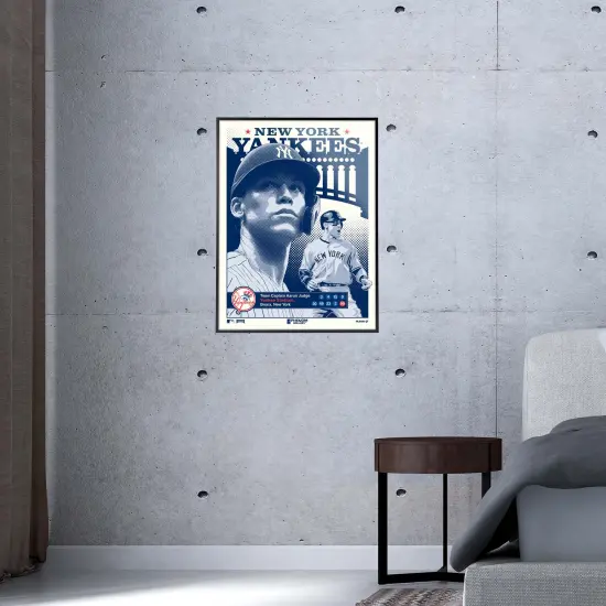 Phenom Gallery New York Yankees Aaron Judge 18" x 24" Deluxe Framed Serigraph {6}