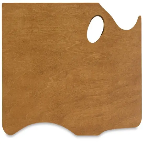 New Wave Art Wood Palette - 16" x 11" x 1/5", Highland, Left Hand {2}