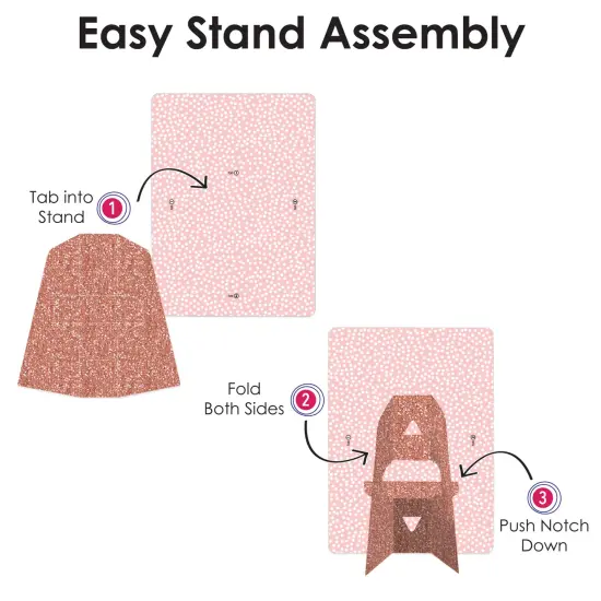 Big Dot of Happiness 1st Birthday Little Miss Onederful - Girl First Birthday Party 4x6 Picture Display - Paper Photo Frames - Set of 12 {7}