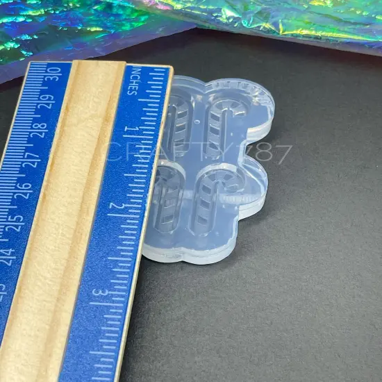 Candy Cane Stud Earring Mold(B9) {4}