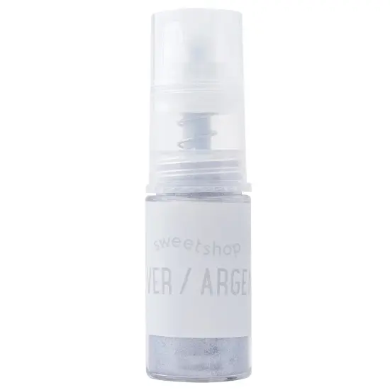Sweetshop Edible Shimmer Dust Pump 0.14oz-Silver {3}