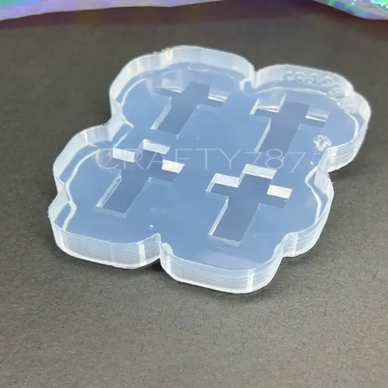 Cross Stud Earring Mold(A11) {2}