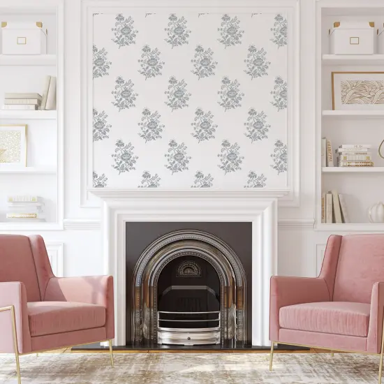 Floral Spray Wallpaper Wall Stencil | 3560 by Designer Stencils | Floral Stencils | Reusable Art Craft Stencils for Painting on Walls, Canvas, Wood | Reusable Plastic Paint Stencil for Home Makeover | Easy to Use & Clean Art Stencil {4}