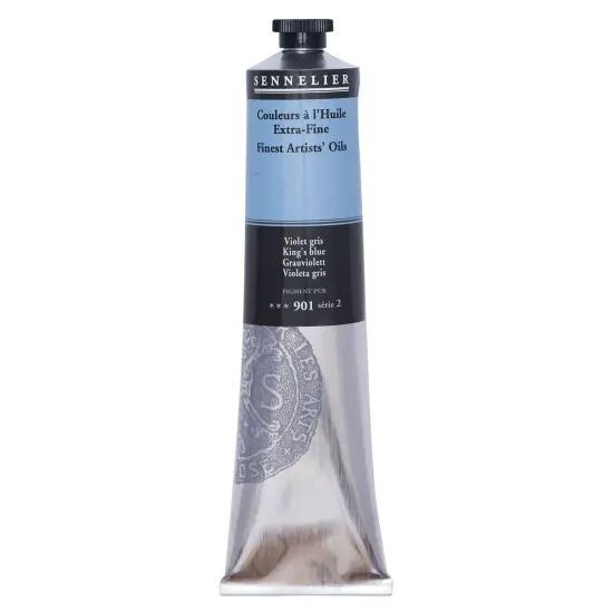 Sennelier Artists' Extra Fine Oil Paint - King's Blue, 200 ml tube {1}