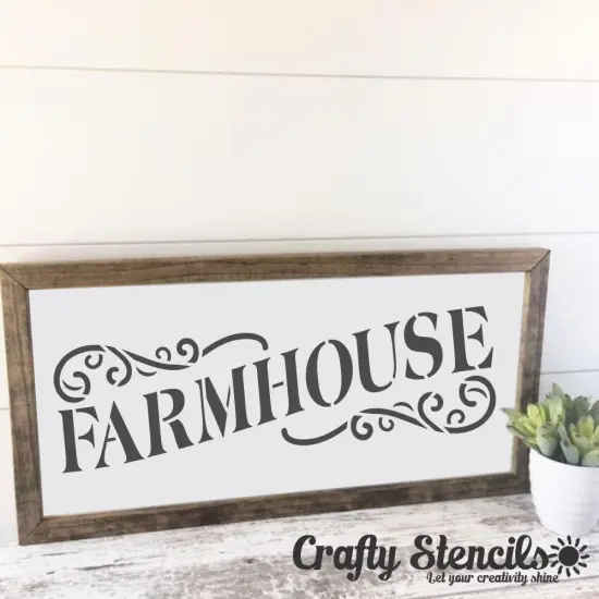 Farmhouse Sign Stencil {3}