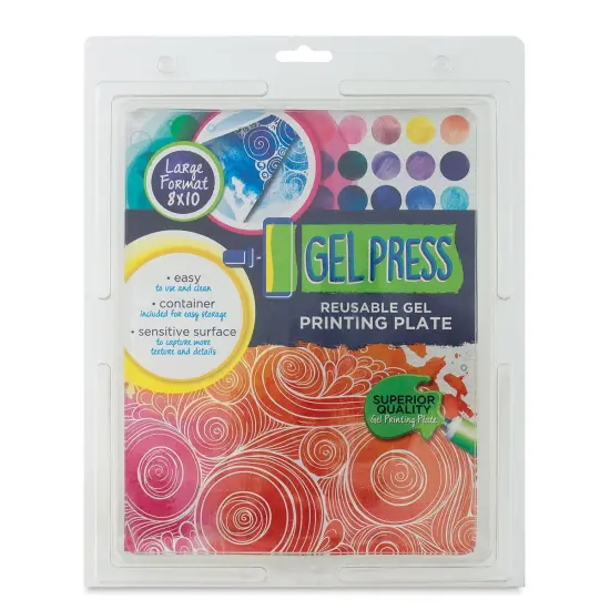 Gel Press Printing Plate - Rectangle, 8" x 10" {2}