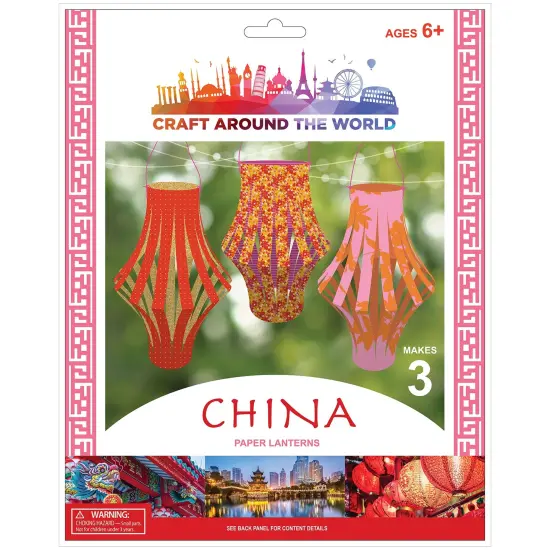 Craft Around The World Chinese Paper Lanterns-Makes 3 {1}