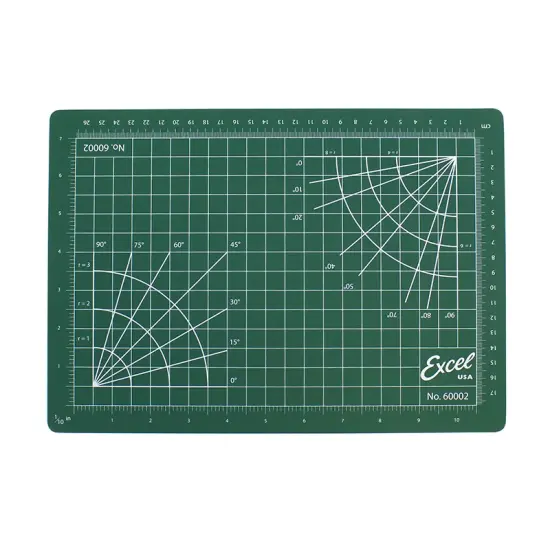 8.5" x 12" Cutting Mat Green {1}