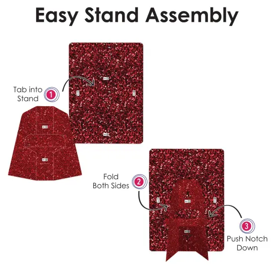 Big Dot of Happiness We Still Do - 40th Wedding Anniversary - Anniversary Party 4x6 Picture Display - Paper Photo Frames - Set of 12 {7}