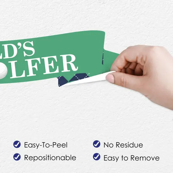 Big Dot of Happiness Par-Tee Time - Golf - Peel and Stick Sports Decor Vinyl Wall Art Stickers - Wall Decals - Set of 20 {4}