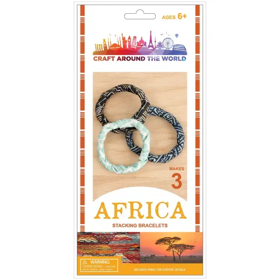 Craft Around The World African Stacking Bracelets-Makes 3 {1}
