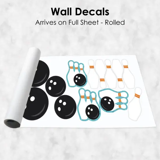 Big Dot of Happiness Strike Up the Fun - Bowling - Peel and Stick Sports Decor Vinyl Wall Art Stickers - Wall Decals - Set of 20 {7}