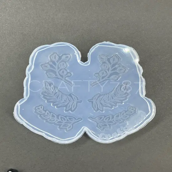 Leaves Earring Crawlers Silicone Mold (B13) {5}