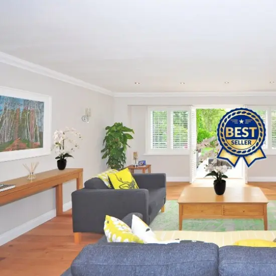 22-Inch Phalaenopsis Orchid Arrangement in Black Ribbed Ceramic Vase - Lifelike Silk Flowers & Latex Foliage for Elegant Home & Office D&eacute;cor - Timeless Floral Arrangement, Floral Home by Artificial Flowers {5}