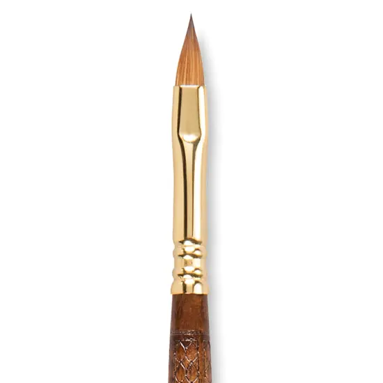 Escoda Reserva Kolinsky-Tajmyr Sable Brush - Filbert, Long Handle, Size 6 {1}