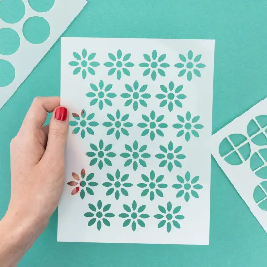 Vicki Boutin Print Shop Stencils 3/Pkg-Pattern Maker {4}