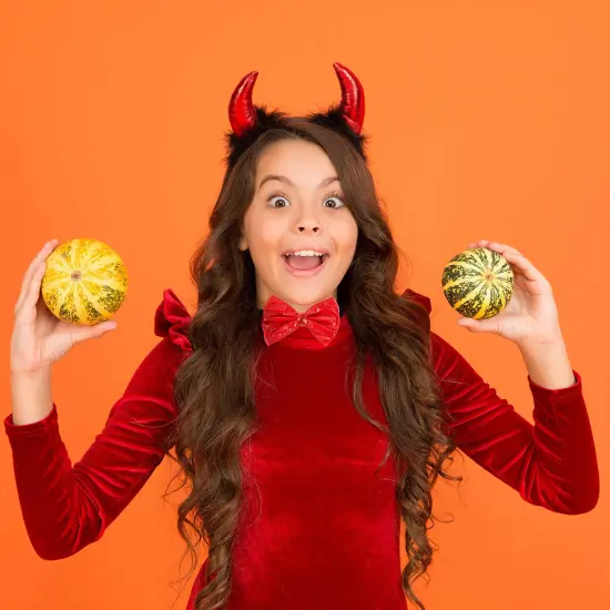 Devil Costume Accessory Set - Demon Costume Accessories Kit Includes Horns, Bowtie and Tail {3}