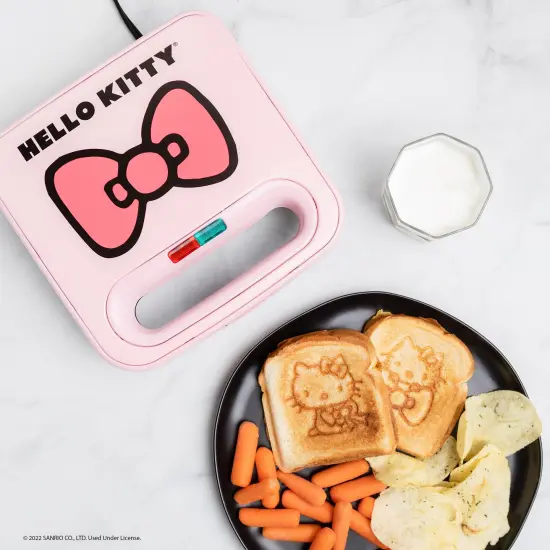 Uncanny Brands Hello Kitty Pink Grilled Cheese Maker {1}