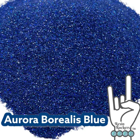 Aurora Borealis Blue Holographic Pixie for Poxy Micro Fine Glitter {1}