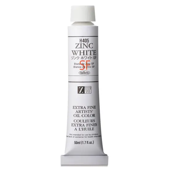 Holbein Artists' Oil Color - Zinc White, 50 ml tube {1}