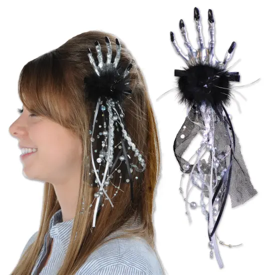 Beistle - Skeleton Hand Hair Clip - 12 Pack {1}