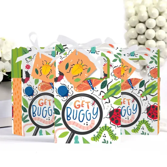Big Dot of Happiness Buggin' Out - Bugs Birthday Party Favor Boxes - Set of 12 {4}