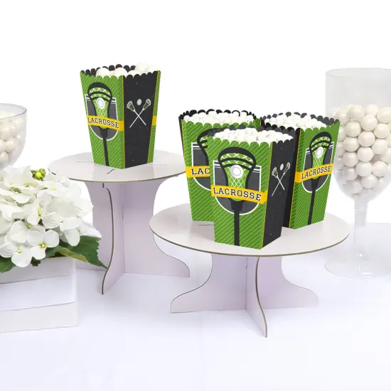 Big Dot of Happiness Lax to the Max Lacrosse Party Favor Popcorn Treat Boxes Set of 12 {4}