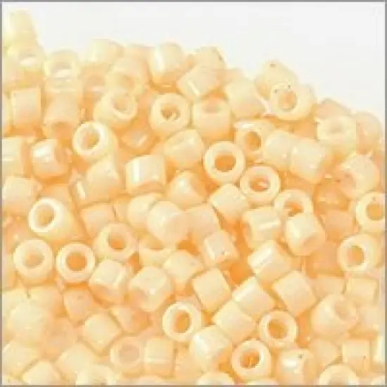 Miyuki Delica Seed Bead 11/0 Opaque Peach Sorbet {2}