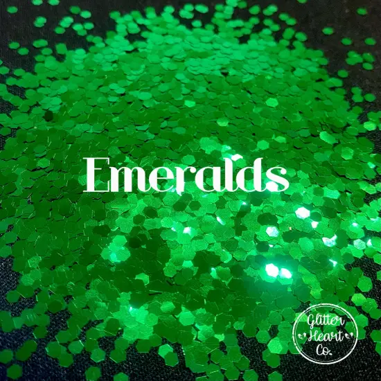 Polyester Glitter - Emeralds by Glitter Heart Co.&trade; {3}
