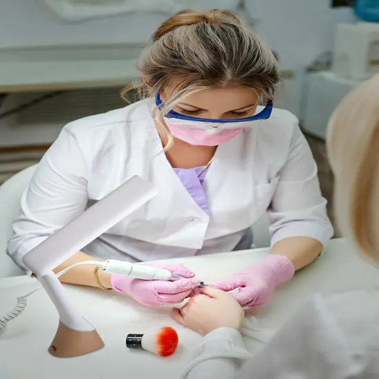 Daylight Smart Go Rechargeable Travel Lamp-White & Rose Gold {6}