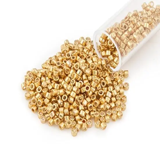 Miyuki Delica Seed Bead 11/0 Galvanized Sand {3}