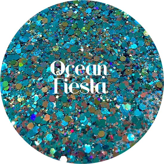 Polyester Glitter - Ocean Fiesta by Glitter Heart Co.&trade; {1}