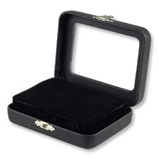 Gem Box - Glass Top with Clasp {2}