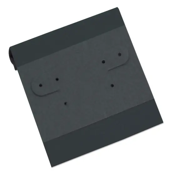 Hanging Earring Card - Black Flock 2x2 (Package of 100) {1}