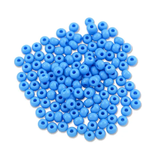 Czech Seed Bead 6/0 Light Blue Turquoise (10 Grams) {1}