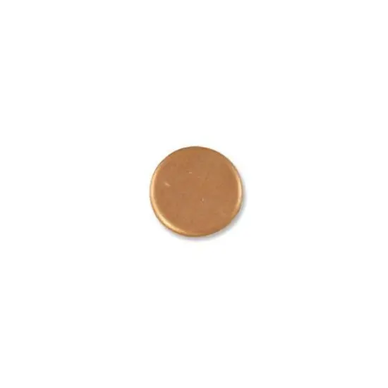 JewelrySupply Copper Round 18 Gauge Blank 1/2" {1}