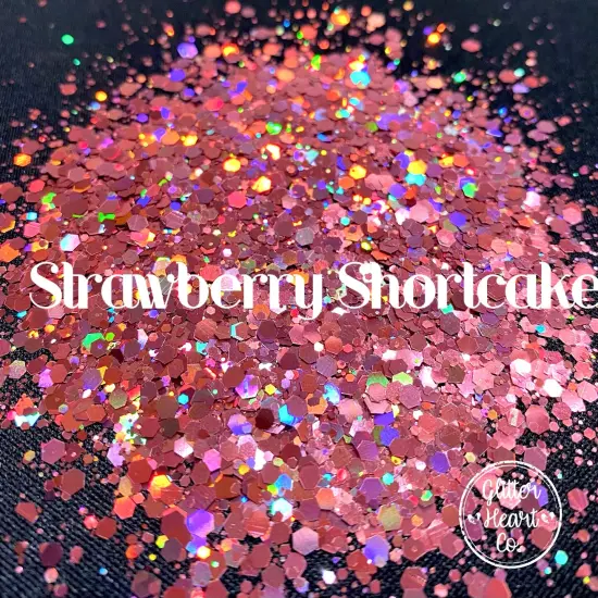 Polyester Glitter - Strawberry Shortcake by Glitter Heart Co.™ {3}
