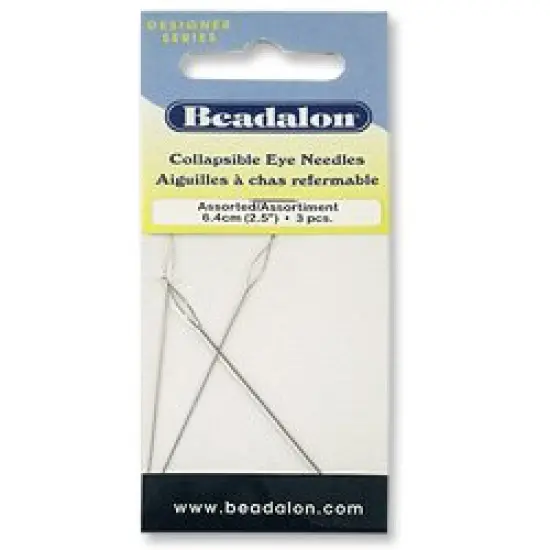Collapsible Eye Beading Needles Assortment (3-Pcs) {1}