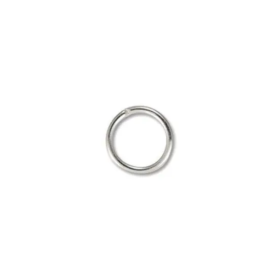 JewelrySupply Jump Ring - Open 7mm Silver Color (50-Pcs) {1}