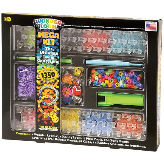 The Beadery Wonder Loom Mega Kit-1519 Pieces {2}