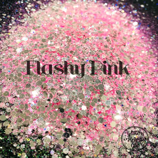 Polyester Glitter - Flashy Pink by Glitter Heart Co.&trade; {3}