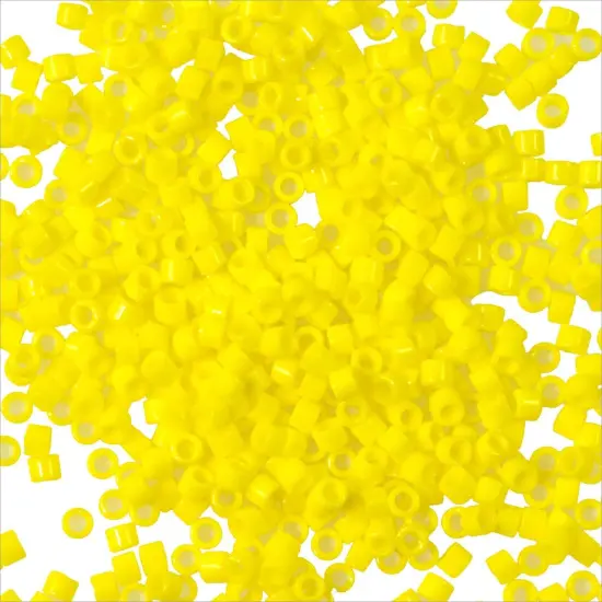 Miyuki Delica Seed Bead 11/0 Opaque Yellow {3}