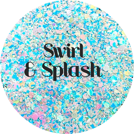 Polyester Glitter - Swirl & Splash by Glitter Heart Co.&trade; {1}